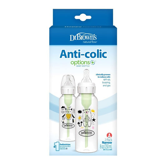Anti-Colic Options+ Narrow Baby Bottles