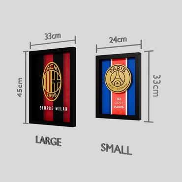 Arsenal Frame WIth 3D-printed Logo