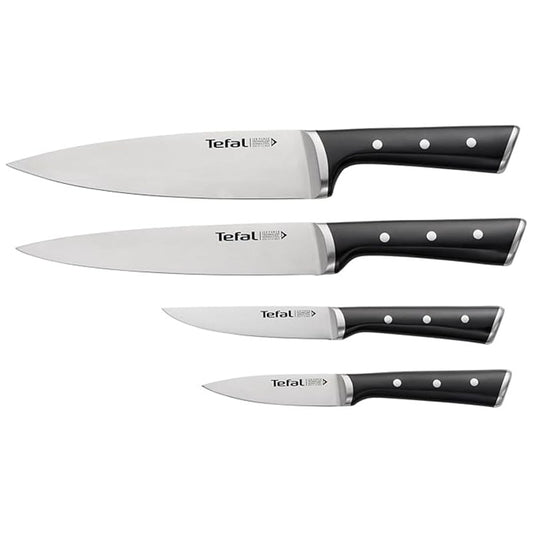 Tefal K2324S74 Ice Force 4-Piece Knives Set (9″, 12″, 15″, 20″)