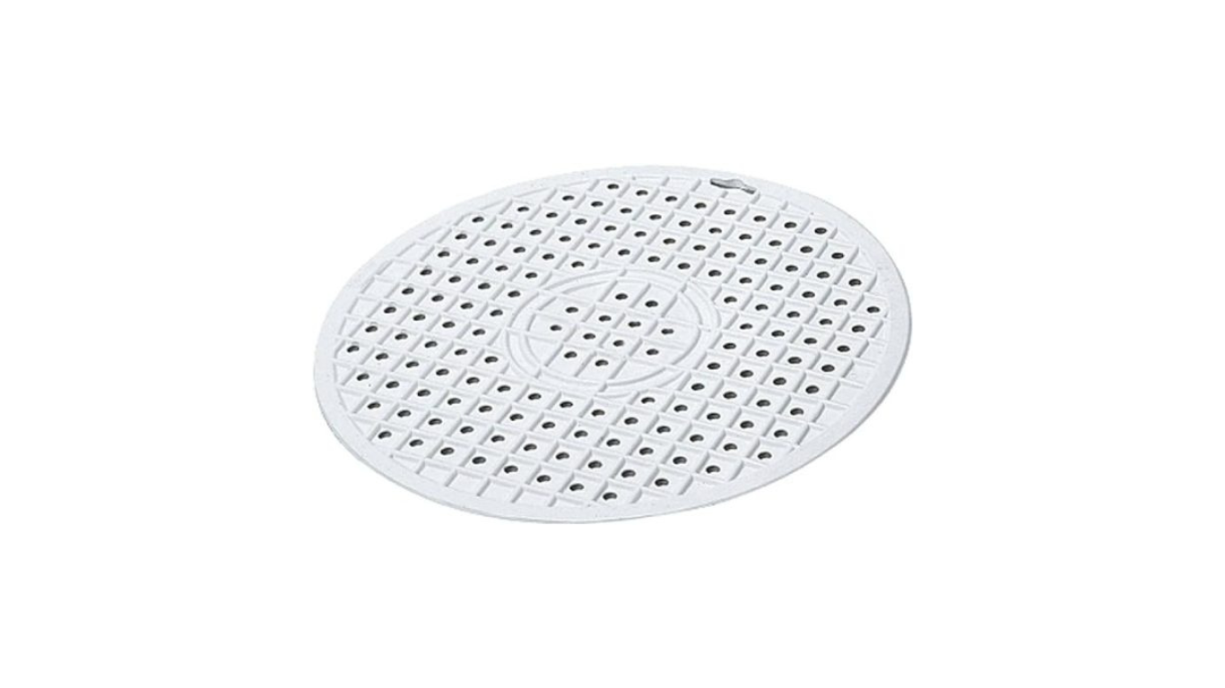 Curver Sink mat round white diameter 33cm rubber
