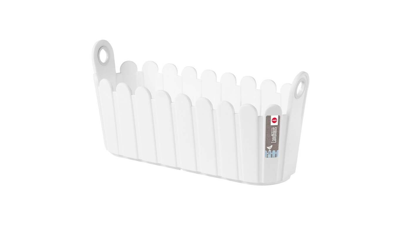 Emsa 515166 Country House Garden 39 x 15 cm – White
