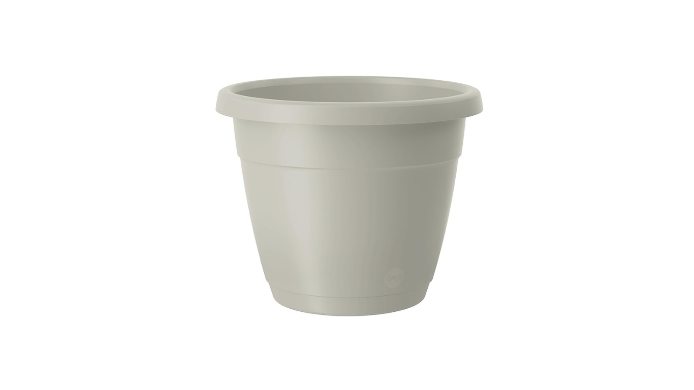Poetic Emsa Flower Pot 517597, Column Shape, City, Silk Grey, 20 cm