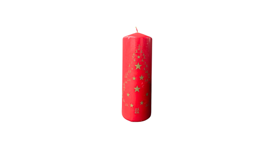 Holiday Elegance-Christmas Calendar Red Candle