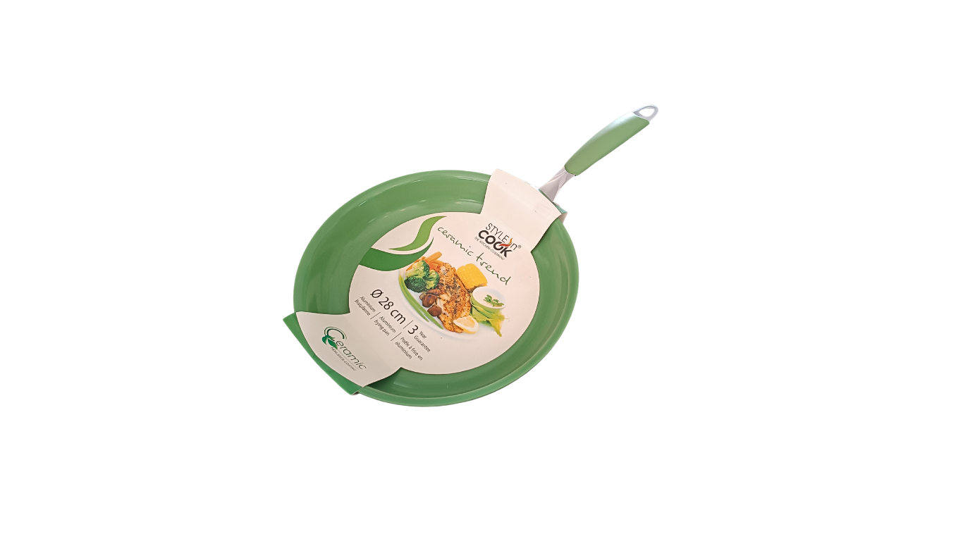 Style'n Cook Pan Ceramic Green -28cm