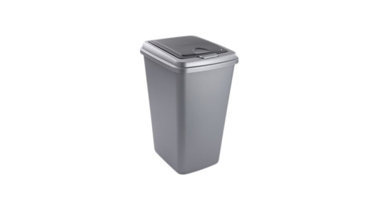 SUNDIS Touch Trash Can – Push-to-Open – 30L