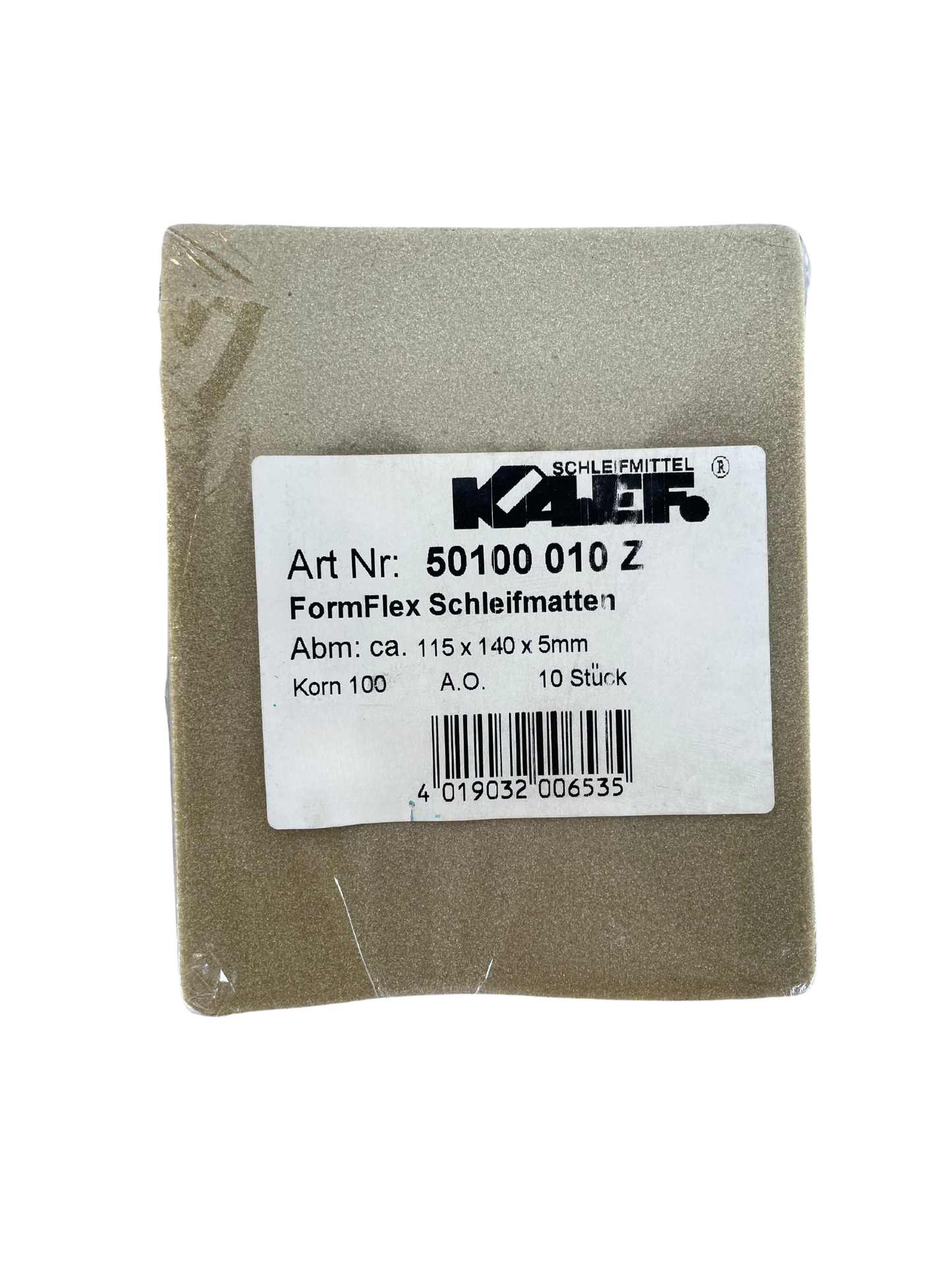 FormFlex Sanding Mats - 115 x 140 x 5mm - 10 pieces- made in Germany