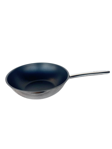 Swiss Diamond Stainless Steel Wok -28 cm