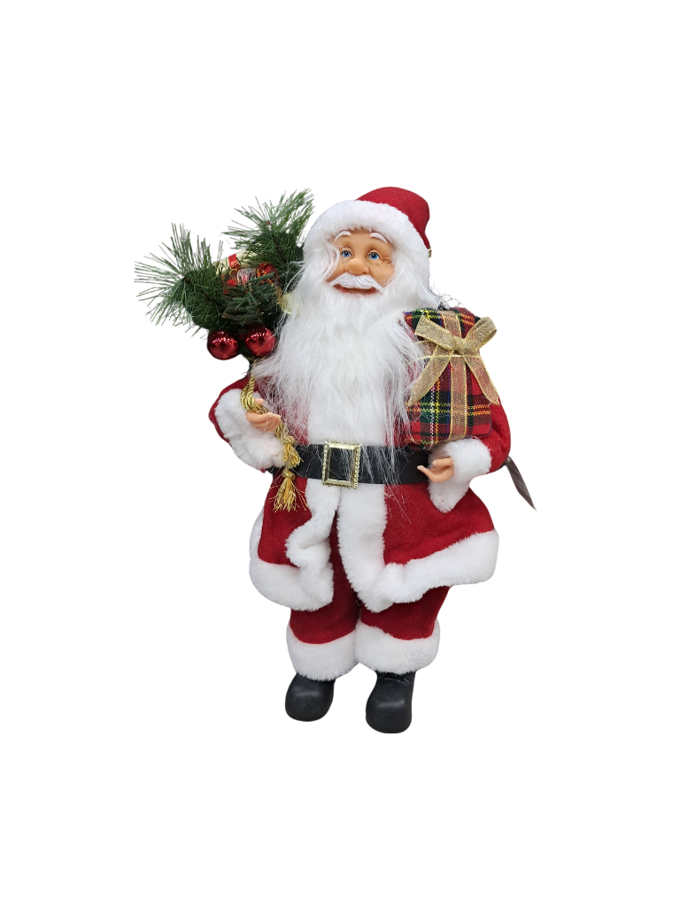 Large Santa Claus Christmas Plush Display- Height 43 cm