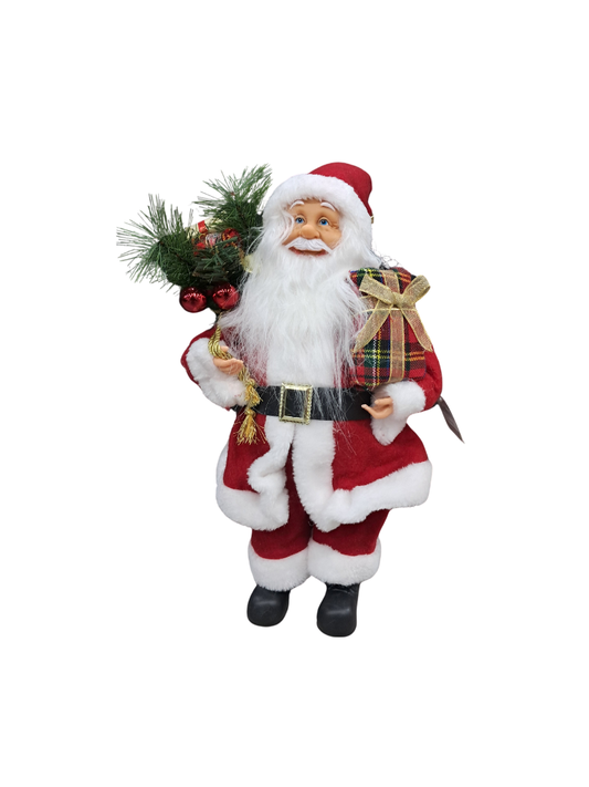 Large Santa Claus Christmas Plush Display- Height 43 cm