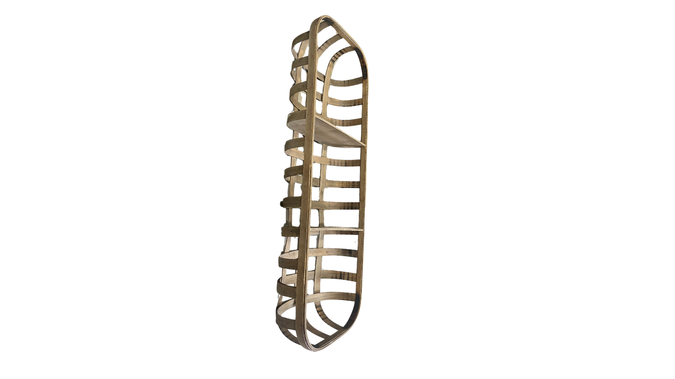 Bamboo Wall Shelf by Mattz
