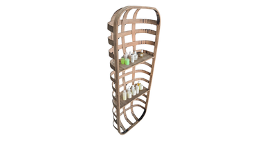 Bamboo Wall Shelf by Mattz