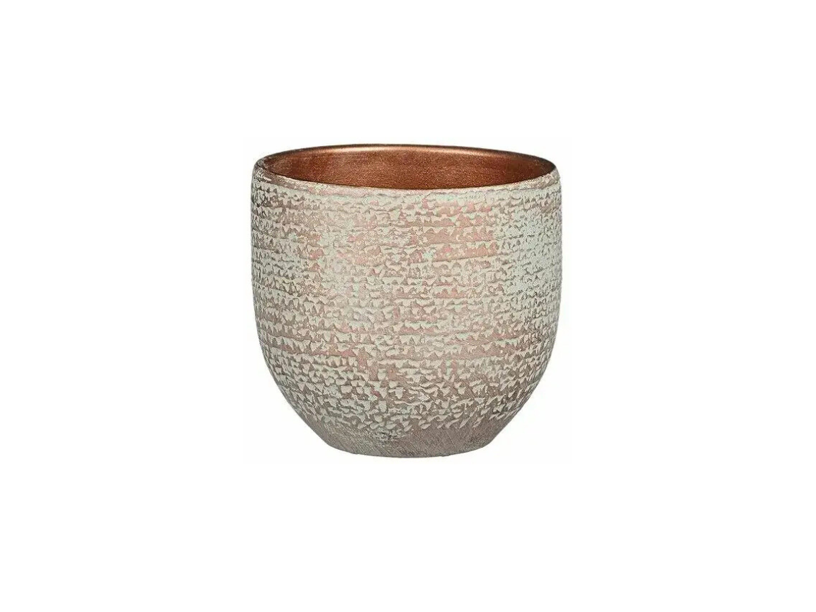 Medium Carrie Pot Copper Metallic by Mica