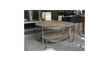 Doppio 2-Level Coffee Table Umbra Grey by MySons