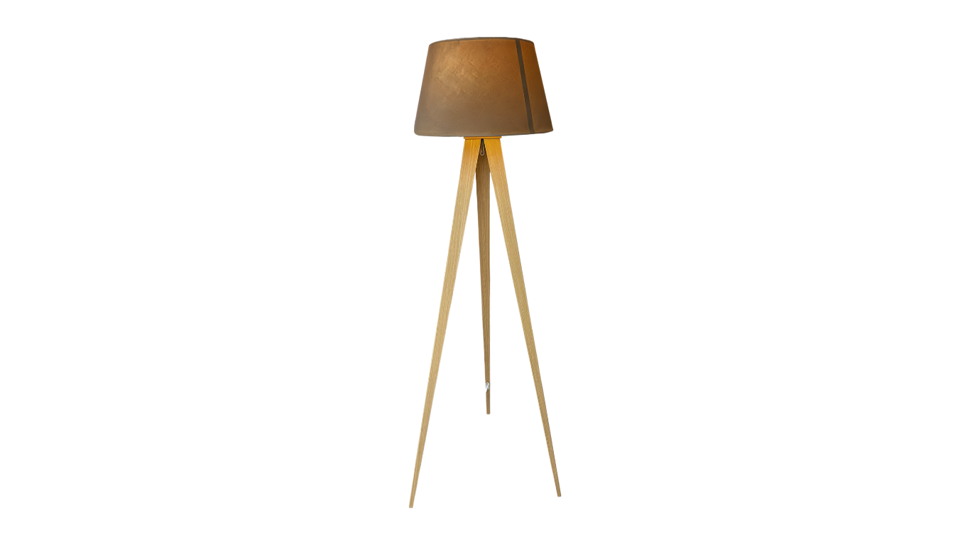 Wooden legs Floor Lamp by Zuiver