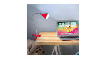 Max Cone Clip Lamp Red by Micasa