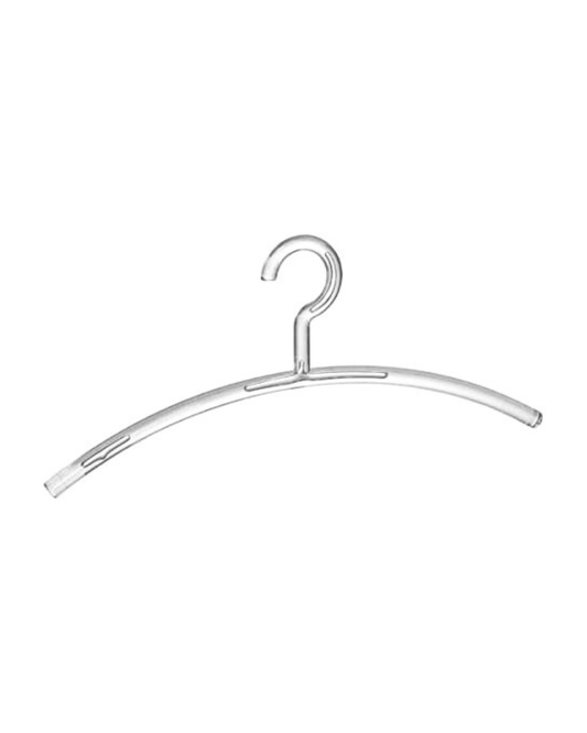 Clear Plastic Clothes Hanger by Wenko 46 x 45 cm