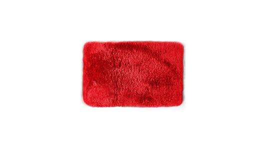 Bath Mat / Rug Red by Spirella 40x60cm