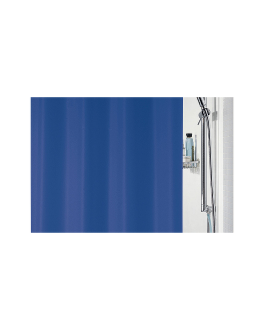 Vinyl Shower Curtain 180x200cm - Blue