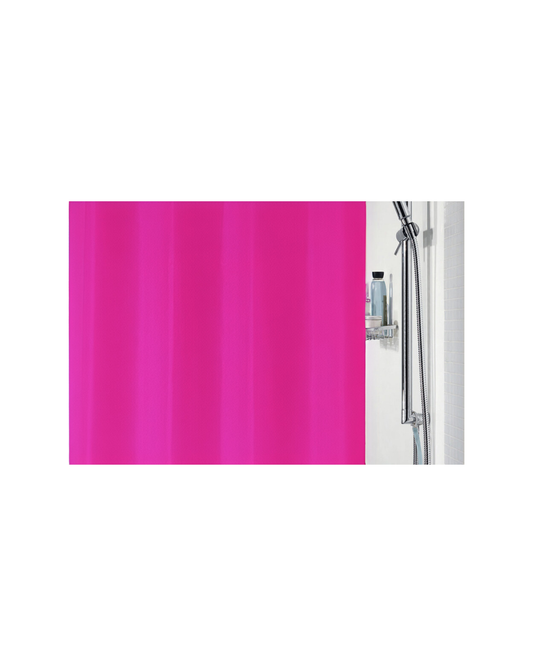 Vinyl Shower Pink Curtain 180x180cm