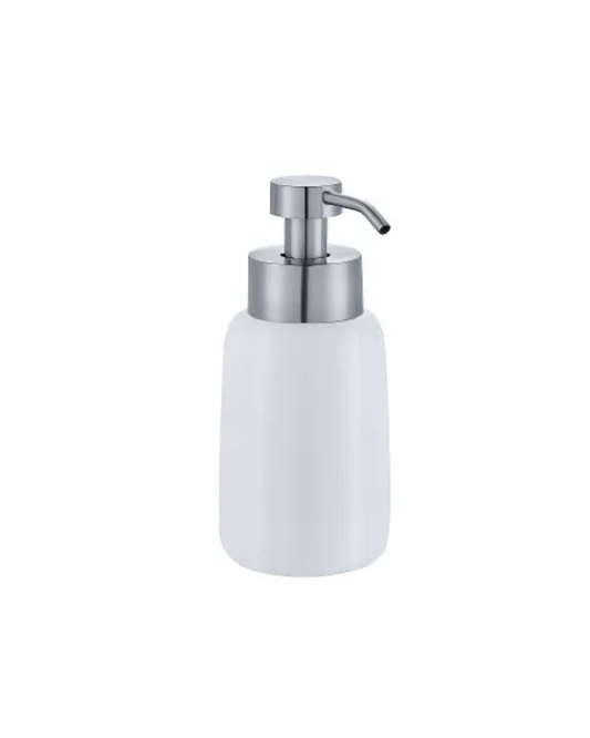 Soap dispenser Ceramic White Mousse Tube by Diaqua