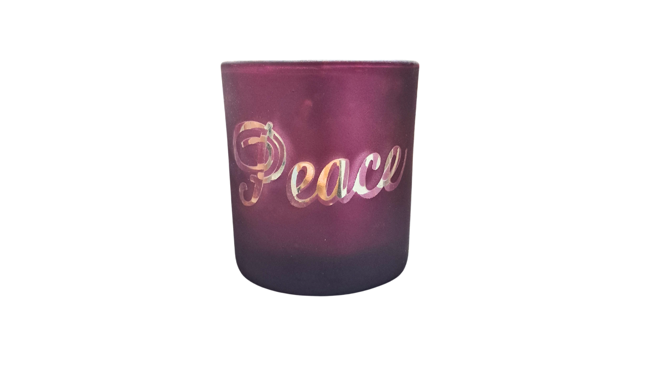 Christmas Candle Holder Peace