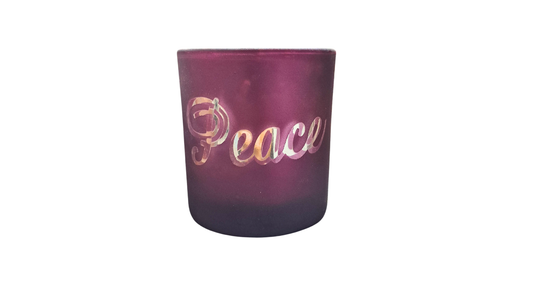 Christmas Candle Holder Peace