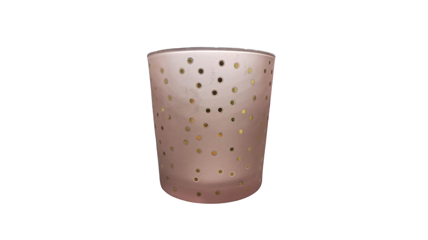 Christmas Candle Holder Pink