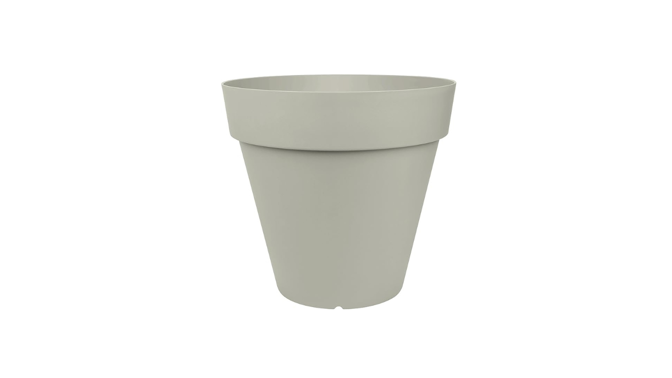 Poetic Emsa Planter Pot, Column Shape, 50cm, Silk Grey, CITY CLASSIC