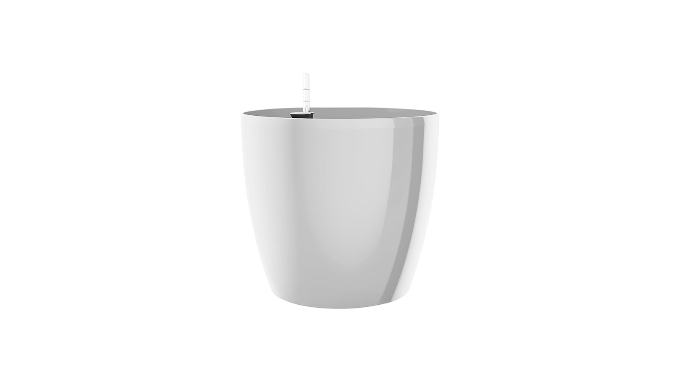 Poetic Emsa Flower Pot, Self Watering System, Ø 36cm, White, CASA BRILLIANT, 517571