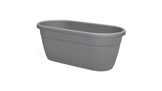 Emsa 517593 Indoor & Outdoor Flower Pot 40 x 20 cm-Dust Grey