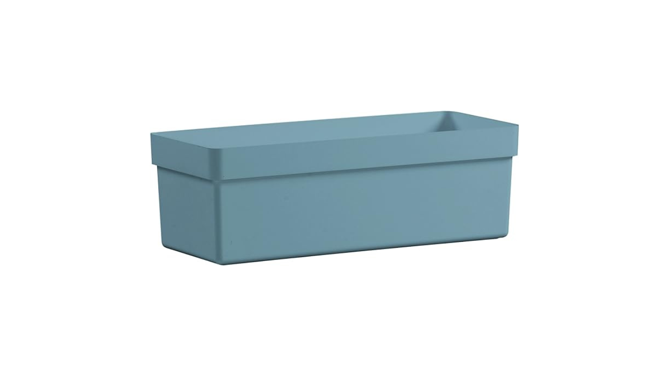 Emsa 517527 FlowerPot-Slef watering -75 x 20 x 16 cm -Old Blue