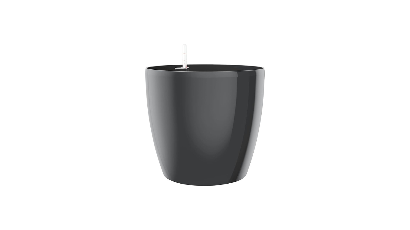 Poetic Emsa Flower Pot, Self Watering System, Ø 36cm, Granite Grey, CASA BRILLIANT, 517572