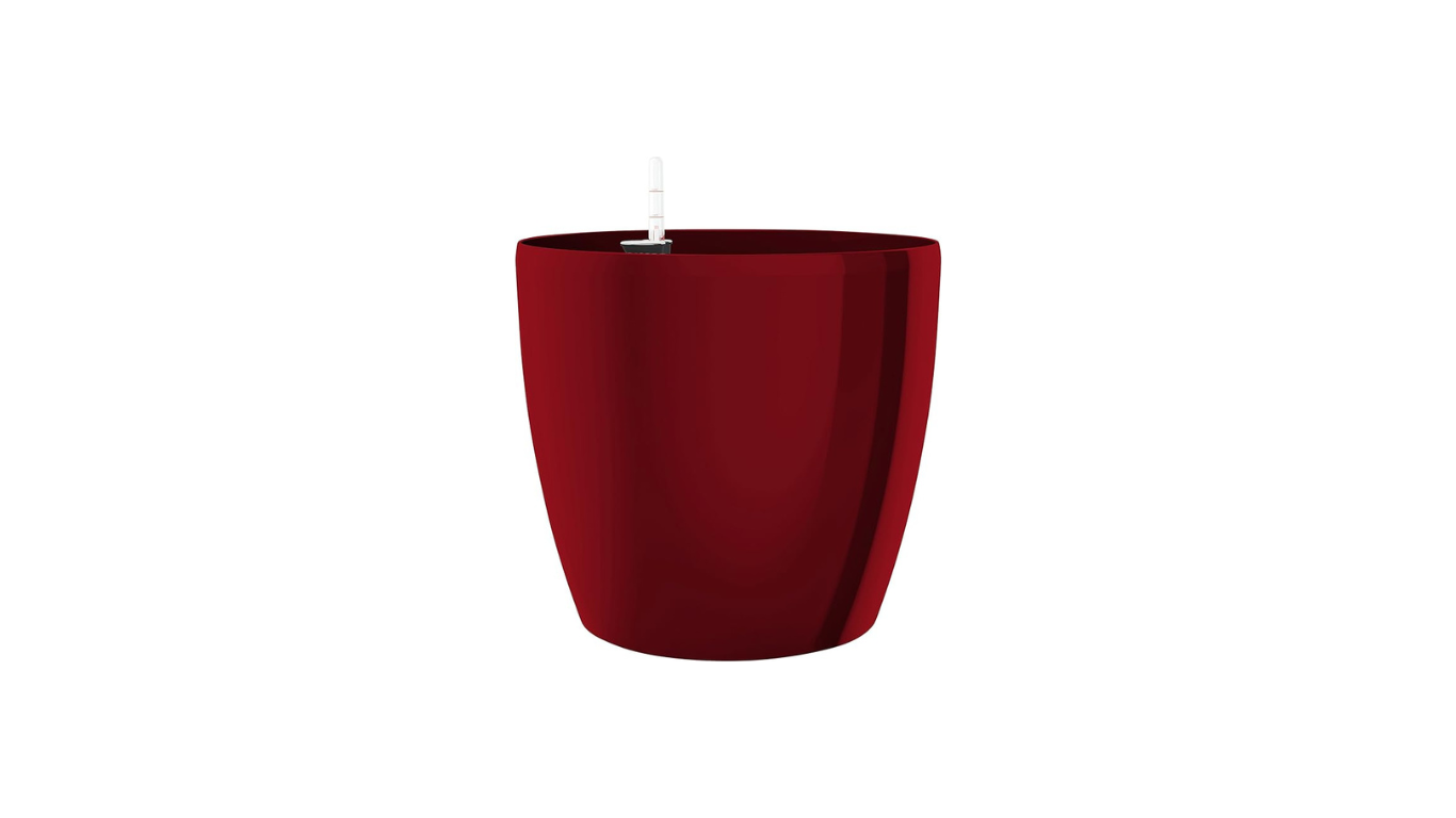 Poetic Emsa Flower Pot, Self Watering System, Ø 36cm, Ruby Red, CASA BRILLIANT, 517573