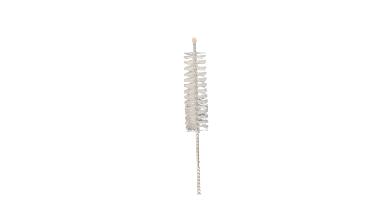 set straw + cleaning brush KLARAN natural 12.5x2.3