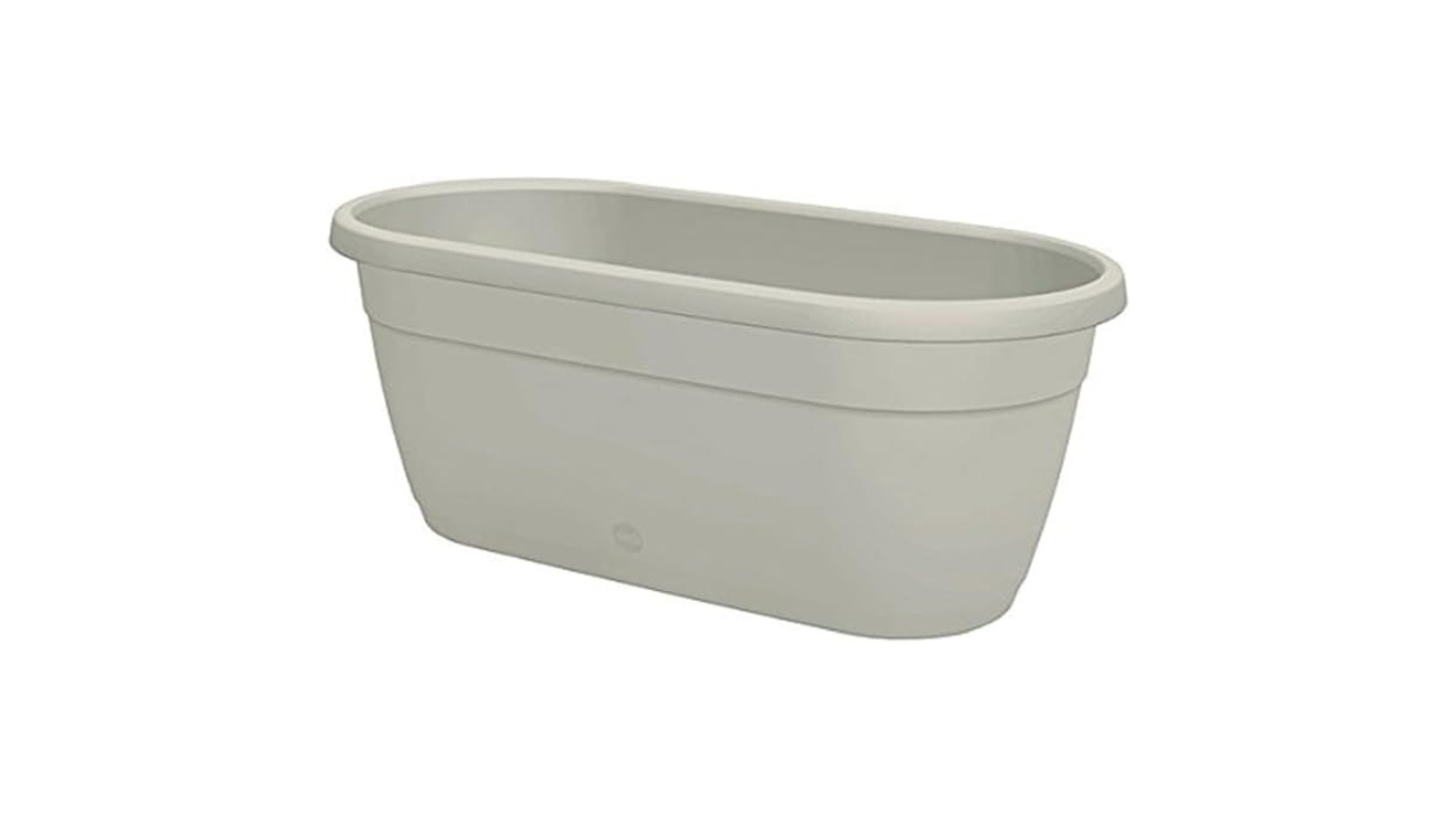 Emsa 517828 Indoor & Outdoor Flower Pot 40 x 20 cm-Silk Grey