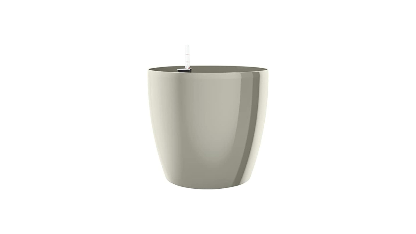 Poetic Emsa Flower Pot, Self Watering System, Ø 36cm, Silk Grey, CASA BRILLIANT, 517574