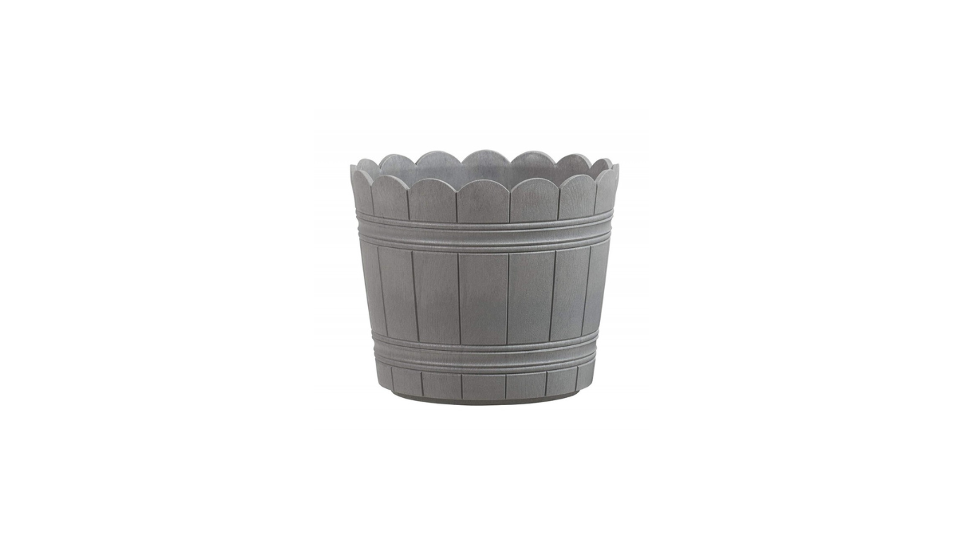 Emsa 515272 Country Flower Planter, Grey