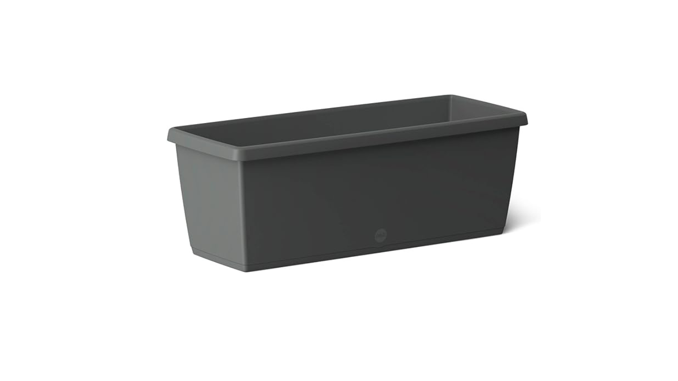 Emsa 518583 Flower-Pot - 75 x 20 x 18 cm, Watering System- Granite