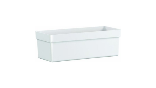 Emsa 514320 FlowerPot – 75 x 20 x 16 cm – White