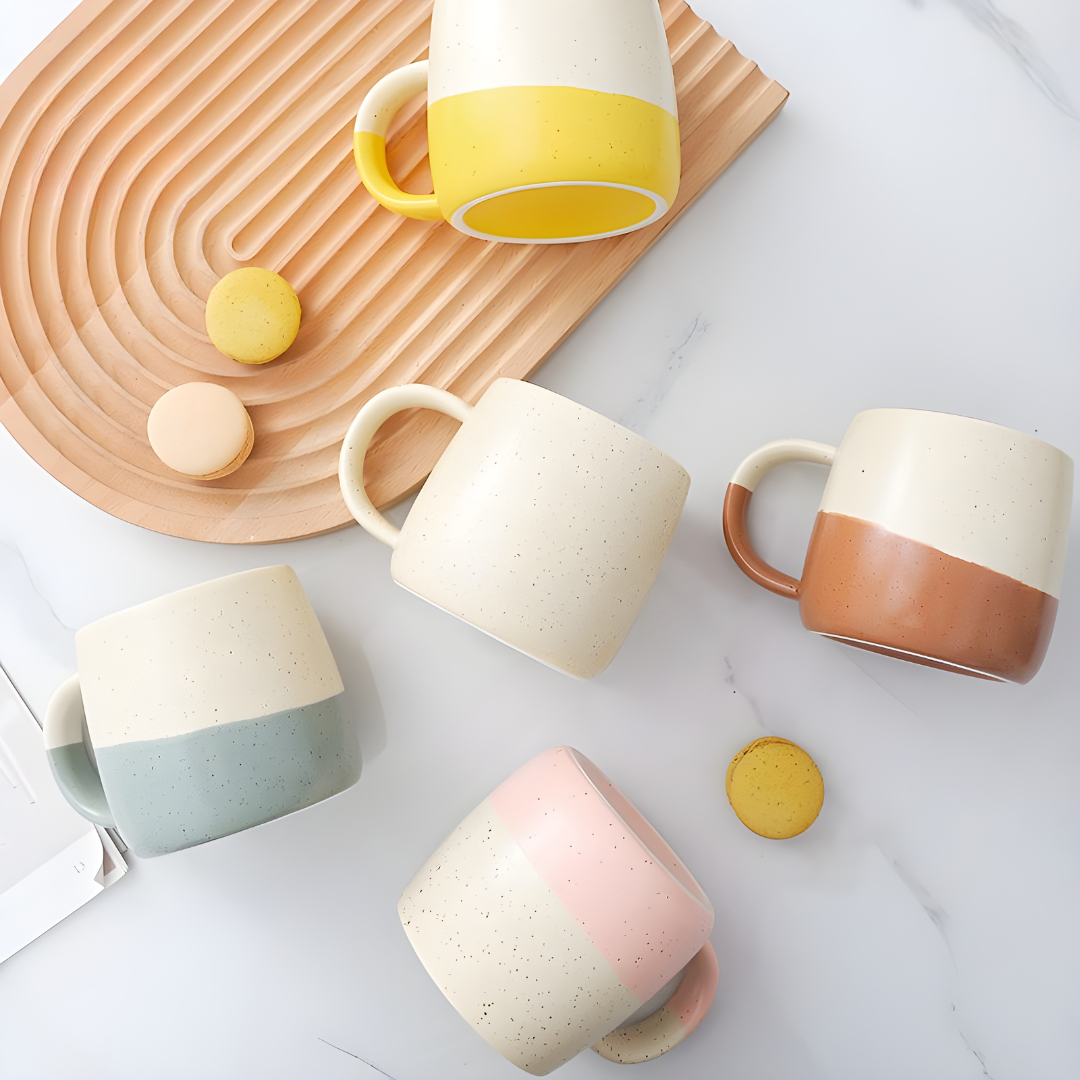 Ceramic Coffee Mug 400ML (Pink)