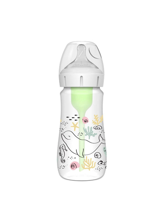 Options+ Anti-Colic Wide Neck Baby Bottles 270ml