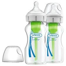 Options+ Anti-Colic Wide Neck Baby Bottles