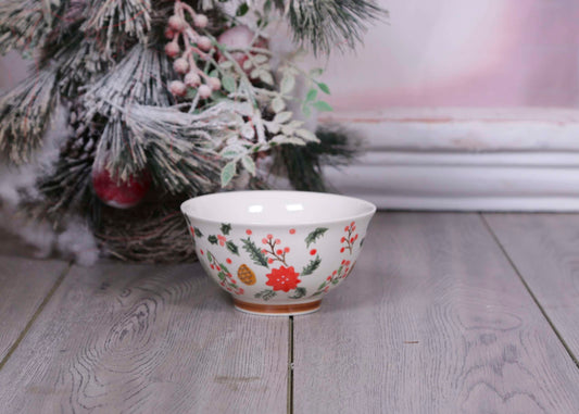 Hand Painted Christmas Bowl
