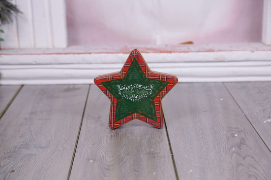 Christmas Star Tin Box