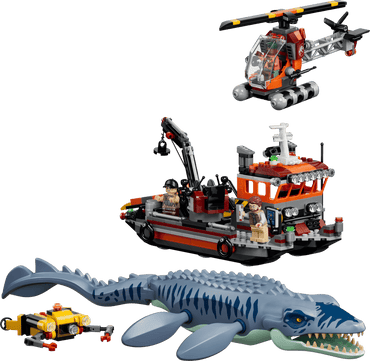 LEGO Jurassic World™ - Mosasaurus Dinosaur Boat Attack - 77983