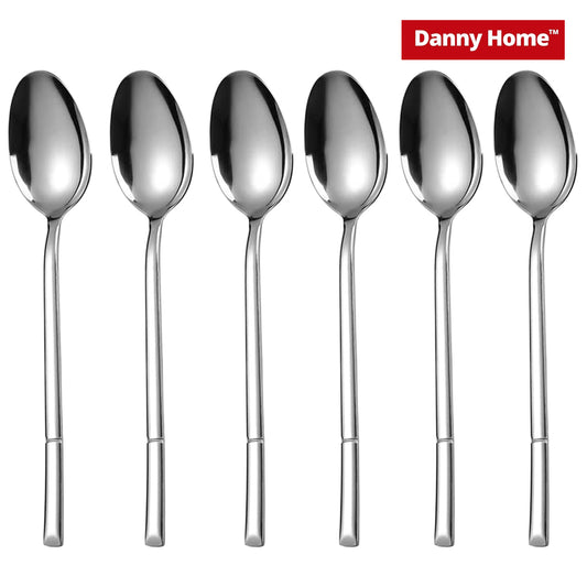 Danny Home 6-Pieces Stainless Steel Table Spoons Silverware Flatware