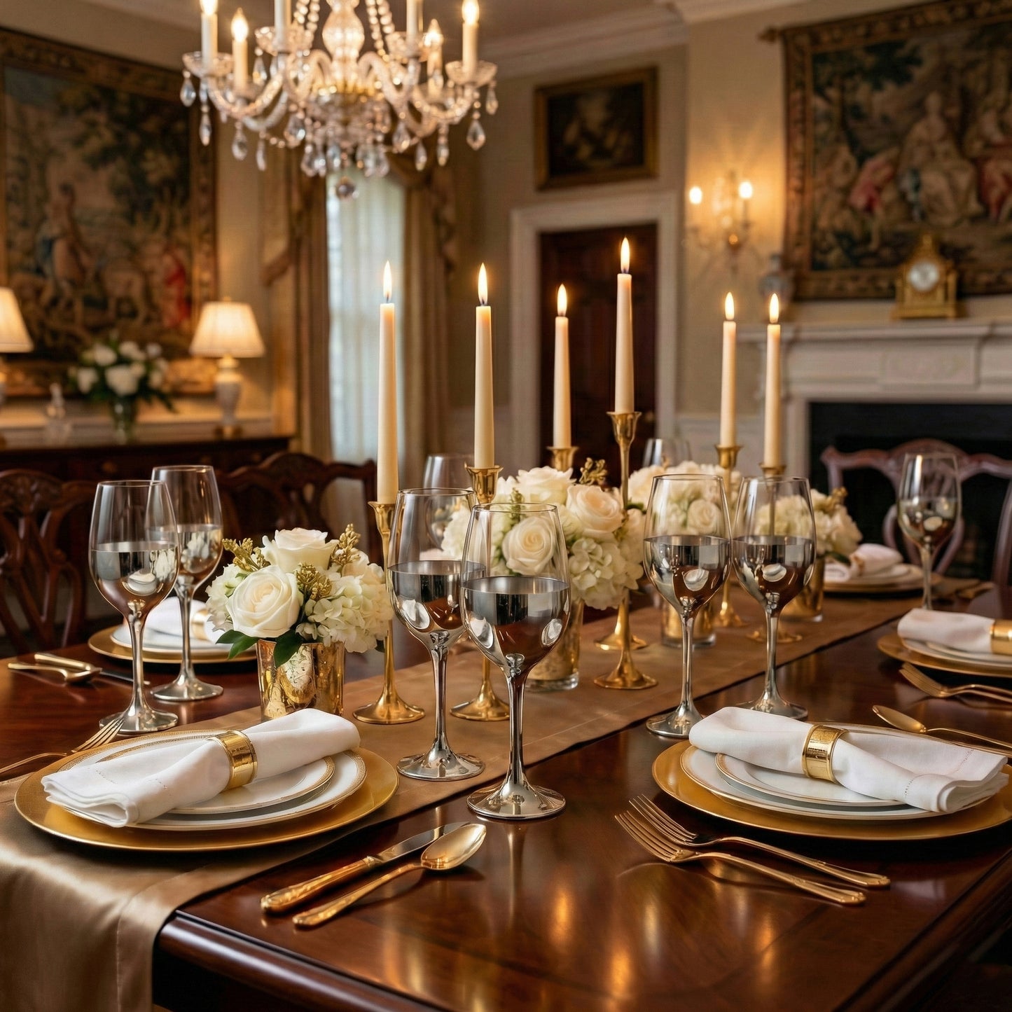 6-Pcs Elegant & Smooth Beverages Wine Glass – Silver 360ml #3075-1