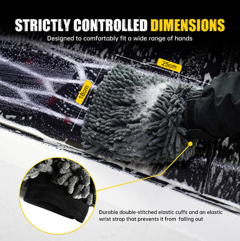 Danny Home Microfibre Wash Mitt 18x25cm