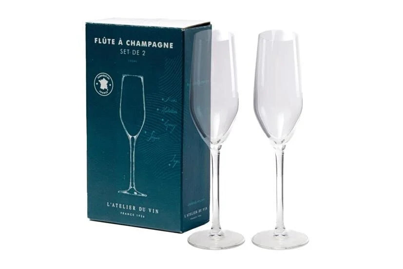 L'Atelier Du Vin, Set of 2 Champagne Flutes 160ml