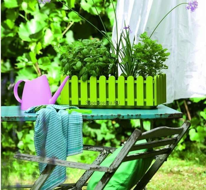 EMSA 508695 Flower Pot – Green -75 cm- Made in Germany